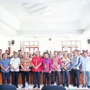 WABUP TOBA APRESIASI PEMBINAAN STATISTIK SEKTORAL KABUPATEN TOBA