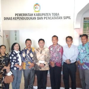 DINAS DUKCAPIL TOBA TERIMA KUNKER KOMISI I DPRD KAB. HUMBANG HASUNDUTAN