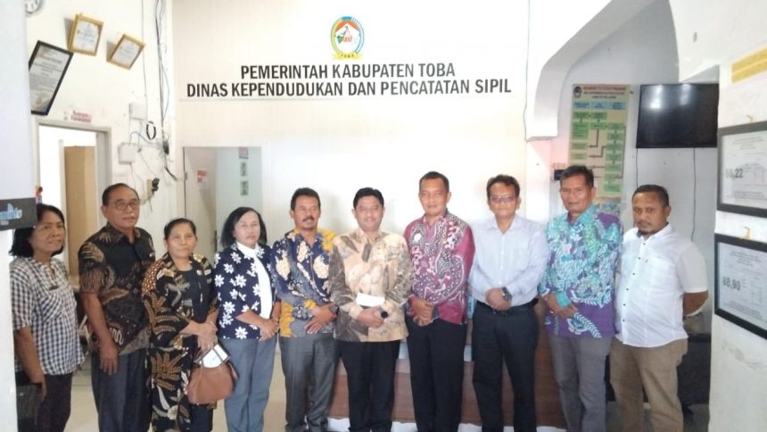 DINAS DUKCAPIL TOBA TERIMA KUNKER KOMISI I DPRD KAB. HUMBANG HASUNDUTAN