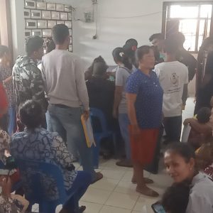 JEMPUT BOLA LAYANAN ADMINDUK DI LUMBAN JULU RAMAI DIKUNJUNGI MASYARAKAT