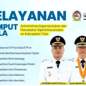 Disdukcapil Toba hadir lebih dekat untuk memberikan kemudahan pengurusan dokumen kependudukan. Datang sesuai jadwal yang telah ditentukan dan nikmati pelayanan yang cepat, mudah, dan gratis.